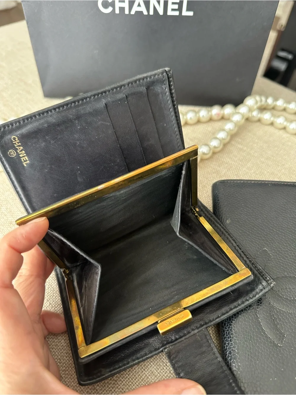 CHANEL authentic black